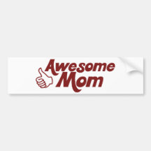 Awesome Mum for Mothers Day Bumper Sticker