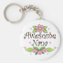 Awesome Nana T-Shirt Keychains