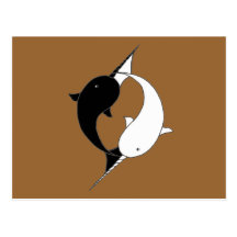 Awesome Narwhals Postcard