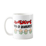 AWESOME PAPA of QUADRUPLETS Coffee Mug