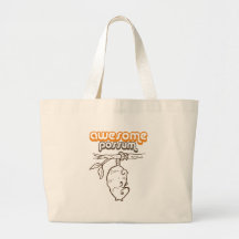 Awesome Possum Canvas Bags
