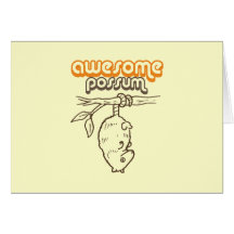 Awesome Possum Card