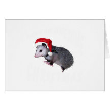 Awesome Possum Christmas Greeting Card