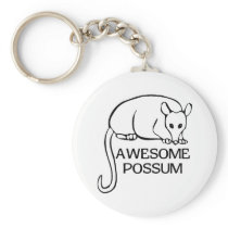 Awesome Possum Key Chains