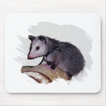 Awesome Possum Opossum Mouse Mat