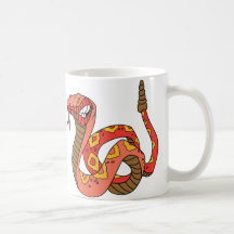 Awesome Red Rattlesnake Coffee Mug