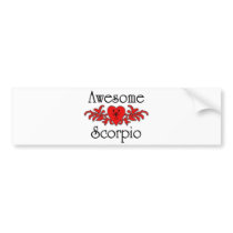 Awesome Scorpio Bumper Sticker
