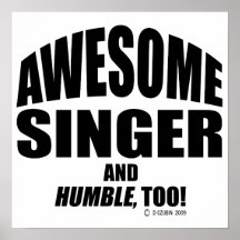 Awesome Singer Posters