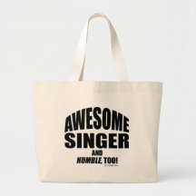 Awesome Singer Tote Bag