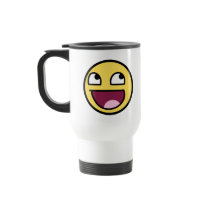 awesome smiley face awesome face coffee mugs