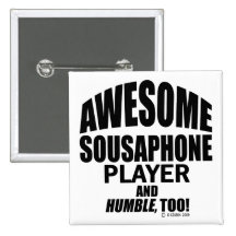 Awesome Sousaphone Player Button