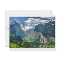 Awesome Switzerland Alps Custom Announcement