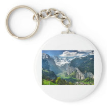 Awesome Switzerland Alps Key Chain
