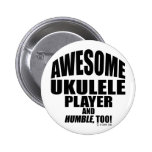 Awesome Ukulele Player Pins