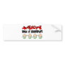 AWESOME UNCLE of QUADRUPLETS Bumper Sticker