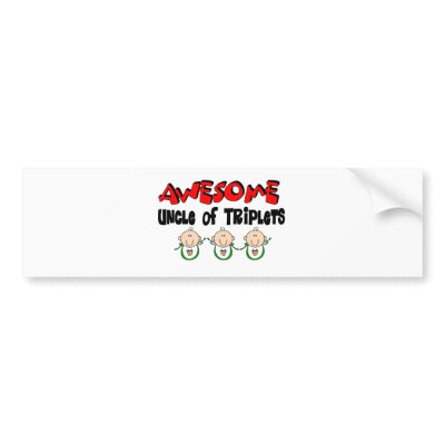 AWESOME UNCLE of TRIPLETS by Multiplesmania