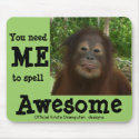 Awesome Wildlife: spelling needs me mousepads