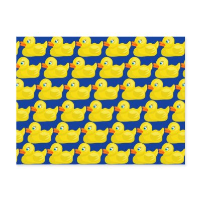 Awesome Yellow Rubber Ducky Wallpaper Design Post Cards by prawny_wallpaper
