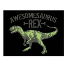 Awesomesaurus Rex Postcards