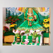 AWGP Gayatri Green -  Blessing to all Print