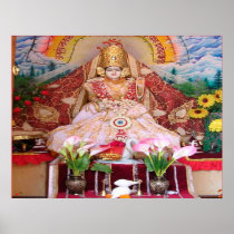 AWGP  Gayatri White - Blessing to all Print
