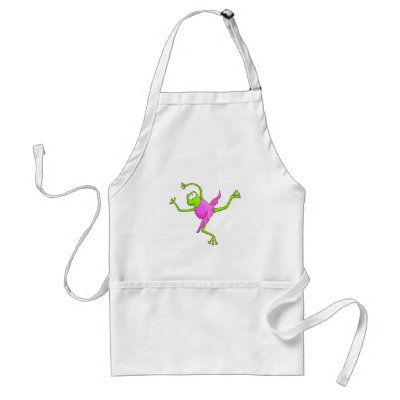 Awkward Ballet Frog Apron by DancingFrog