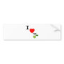 awkward turtle love bumper sticker