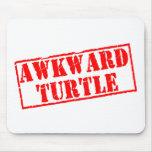 Awkward Turtle Stamp Mousepad