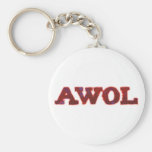 AWOL absent without leave Schlüsselanhänger