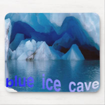 Awsome blue-ice-cave, mousepad
