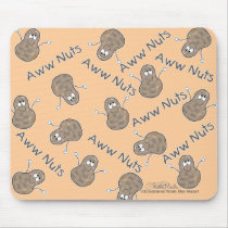 Aww Nuts Collage Mouse Pads