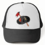 axe and helmet