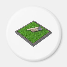 AxeLogsOnLawn112611 Magnet