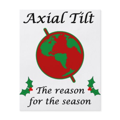 Axial Tilt Reason for the Season Flyers by The_Shirt_Yurt