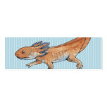 Axolotl Bookmark Business Card Template