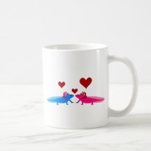 Axolotl in Love Kaffeehaferl