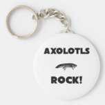 Axolotls Rock Keychain
