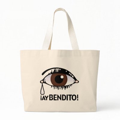 Ay Bendito-Colour-2 Canvas Bag by IzzySanabria