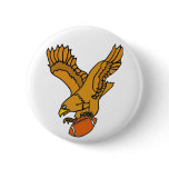 AY- Soaring Eagle and Football Button