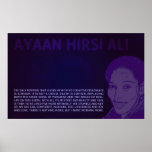 Ayaan Hirsi Ali | No Cognitive Dissonance Poster