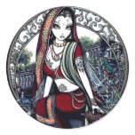 Ayanna Belly Dancer Garden Fairy Sticker