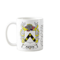 Ayers Family Coat of Arms Mug