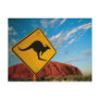 ayers rock kangaroo sign
