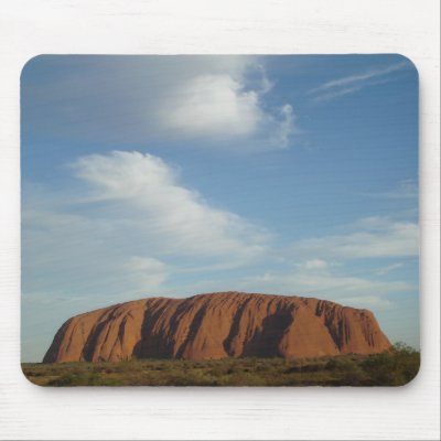 Ayers Rock Mouse Pads by toesinthesand