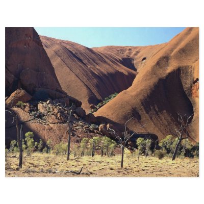 Ayers Rock, Uluru National Park, Northern Territor Flyer by beautifulclicks
