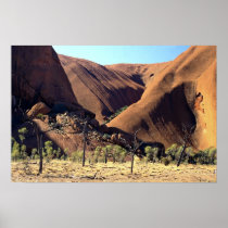 Ayers Rock, Uluru National Park, Northern Territor Poster
