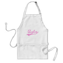 Ayla Classic Style Name Apron