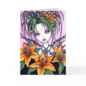 Ayla Tiger Lilly Fairy Card