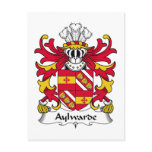 Aylwarde Family Crest Post Cards