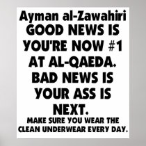 AYMAN AL-ZAWAHIRI YOU'RE NEXT Print